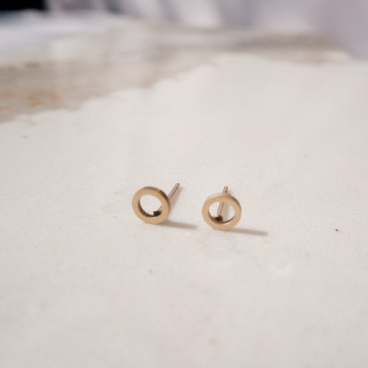 Eleanor Gold Stud Earrings by Andrea