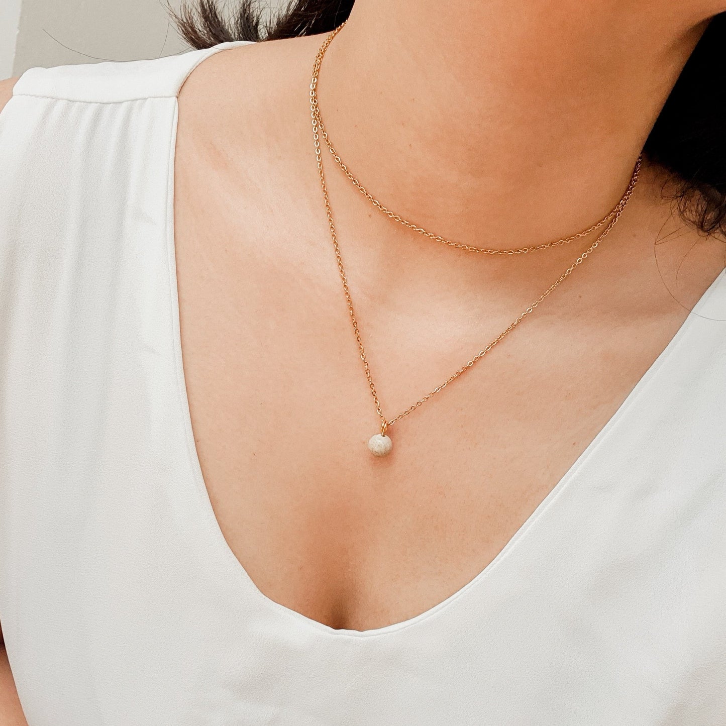 Picture Jasper Stone Necklace