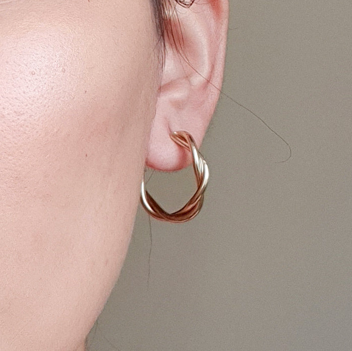 Rebecca Hoop Earrings by Andrea