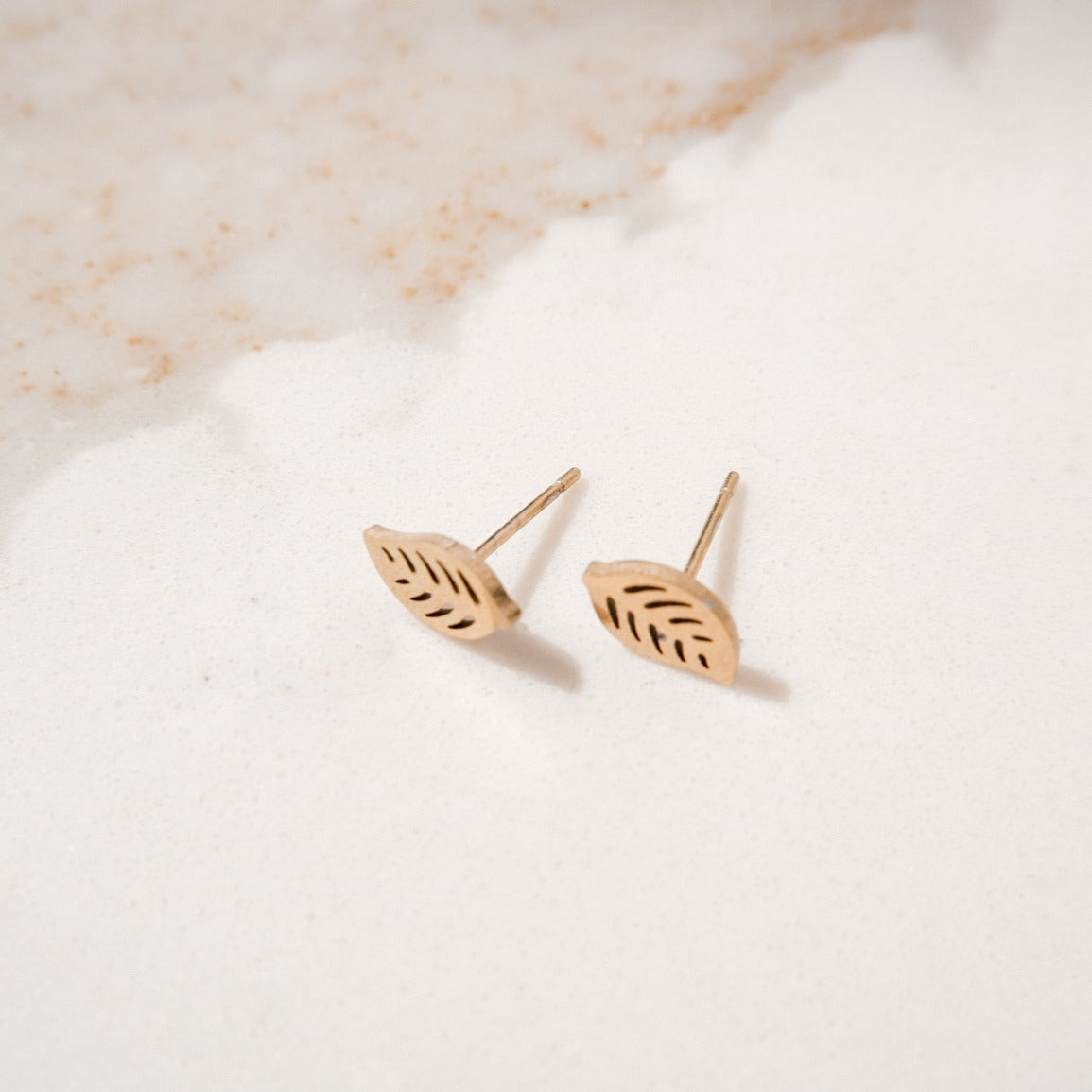 Elise Gold Stud Earrings by Andrea