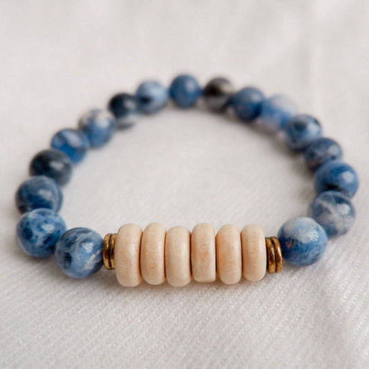 Sodalite Stone Bracelet by Andrea