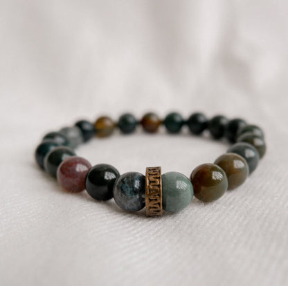 Fancy Jasper Stone Bracelet by Andrea