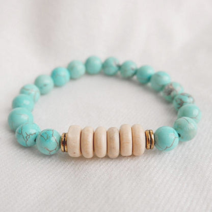 Turquoise Stone Bracelet by Andrea