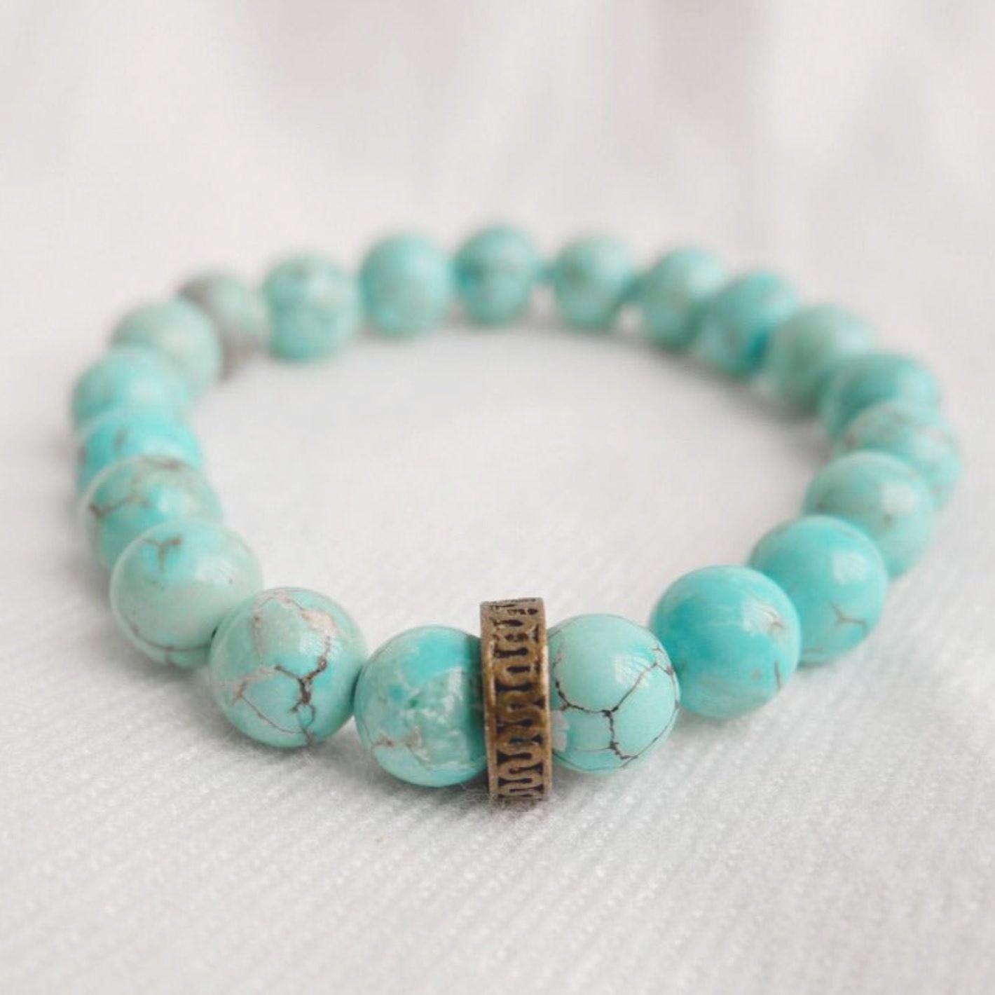 Turquoise Stone Bracelet by Andrea