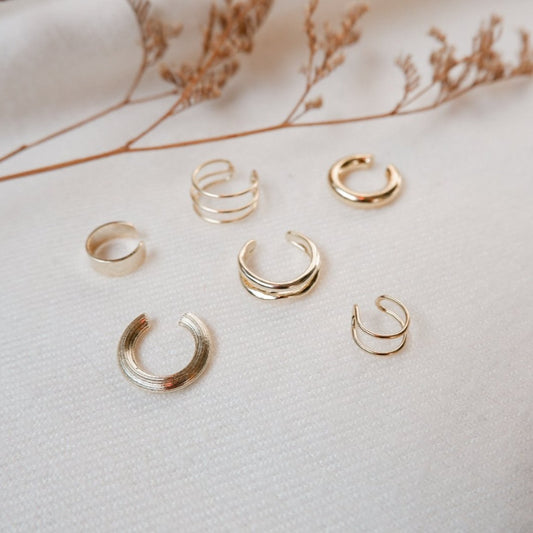 Hola Gold Earrings by Andrea