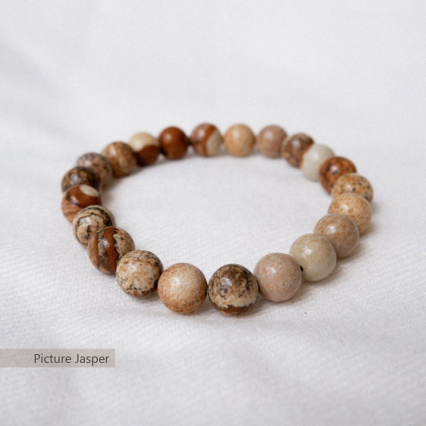 Picture Jasper Stone Bracelet by Andrea