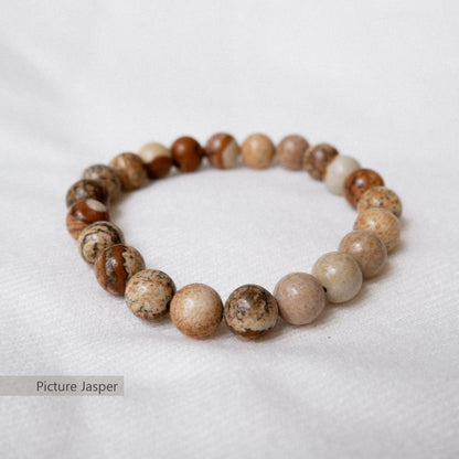 Picture Jasper Stone Bracelet by Andrea