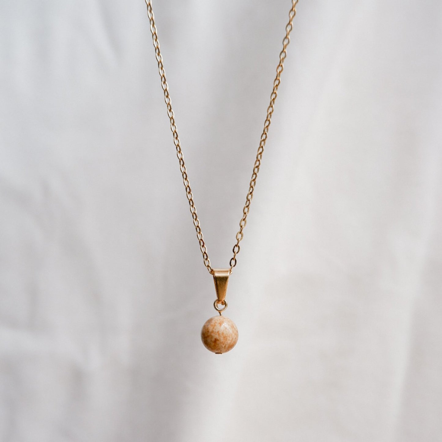 Picture Jasper Stone Necklace