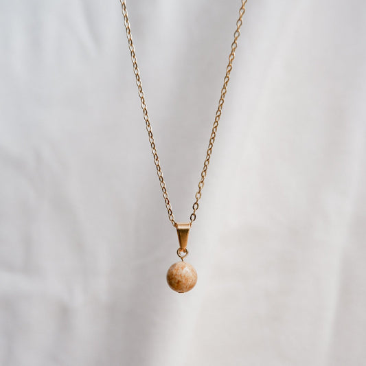 Picture Jasper Stone Necklace